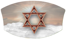 DNSWILL 120 BZ CP Star of David Bronze Copper